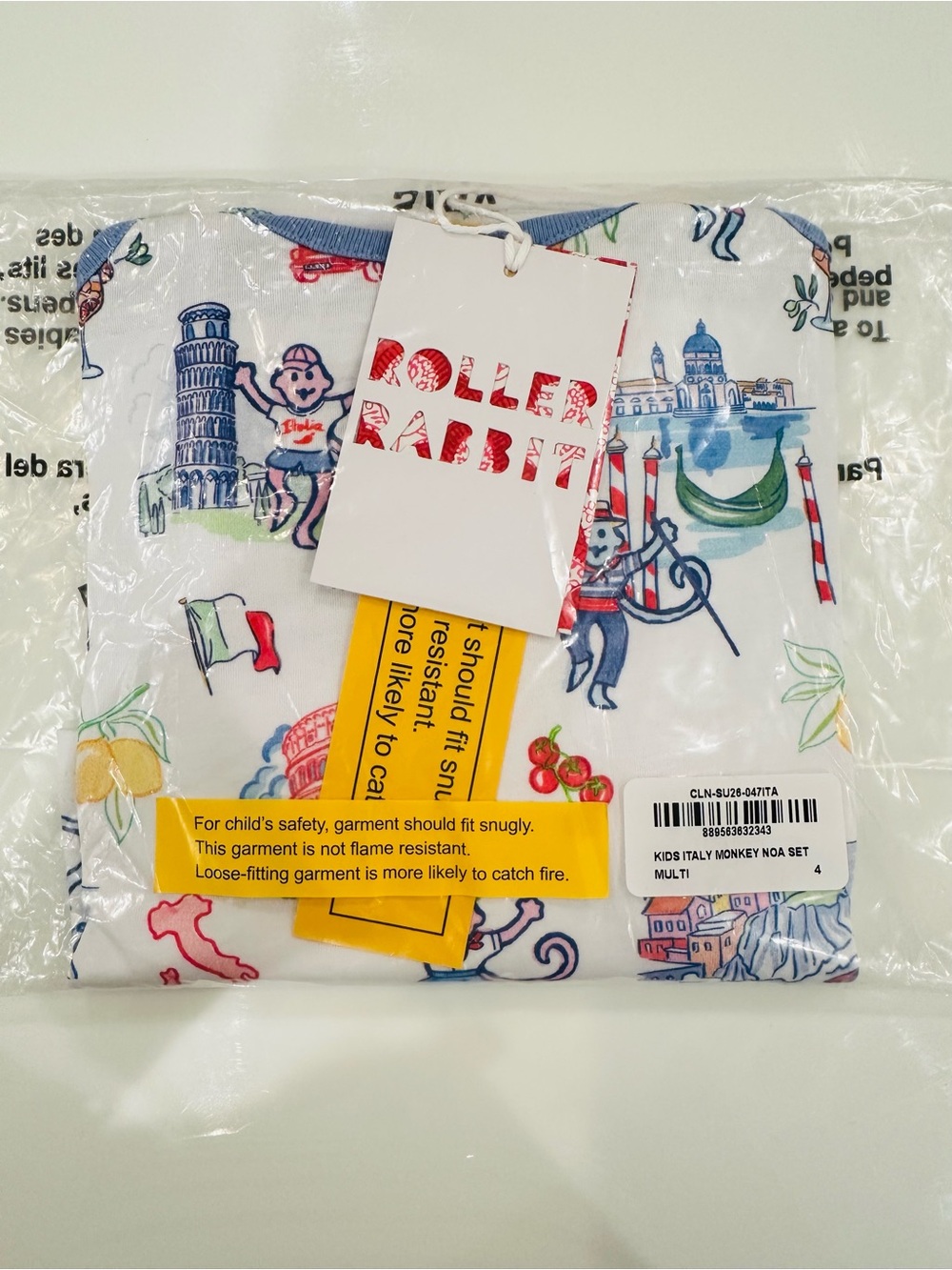 Roller Rabbit Kids Italy Monkey Noa Set
